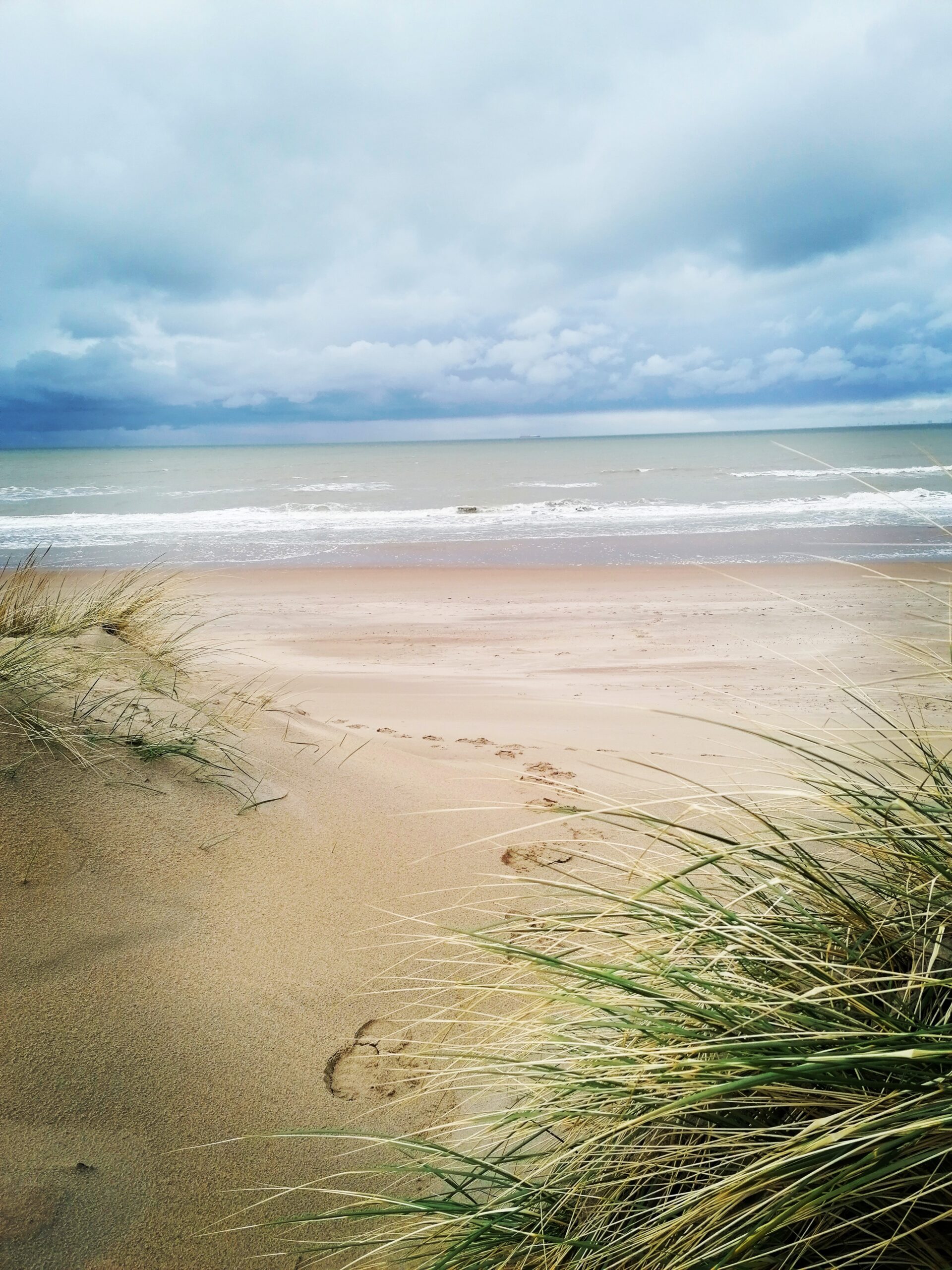 strand voetstappen